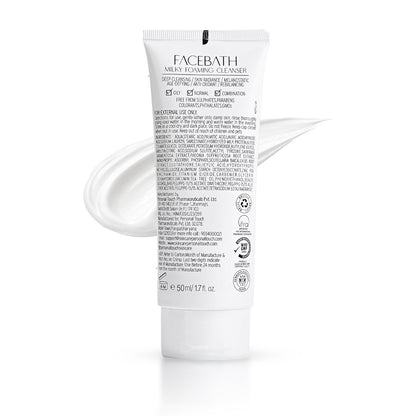 Personal Touch Face Wash for Women & Men | Deep Cleansing Face Cleanser with Niacinamide, Salicylic Acid & Tea Tree | Radiance, Pigmentation Care | Age-Defying, Anti-Oxidant, Rebalancing | 50 ml