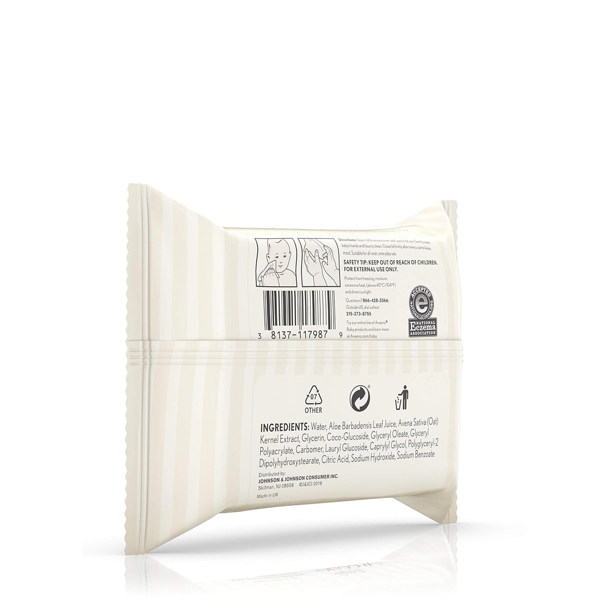 Aveeno Hand & Face Baby Wipes with Oat Extract and Aloe!!
