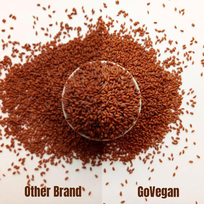 Go Vegan Halim Seeds - 350 Gm Aliv Seeds (Jar Pack)