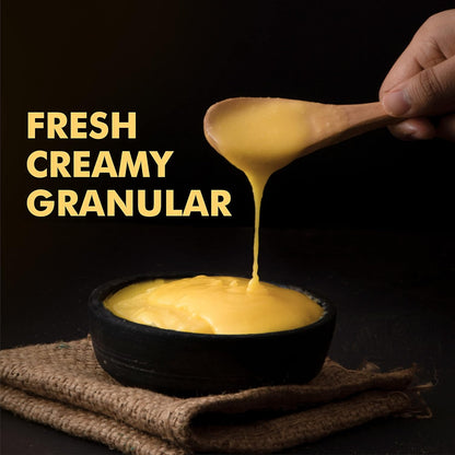 Pride Of Cows Pure Ghee I Single Origin I Untouched by Human Hands I Farm Fresh Granular Cow Ghee I 100% Pure,Natural & Healthy I Easy To Digest I Rich In Healthy Fats I No Added Preservative