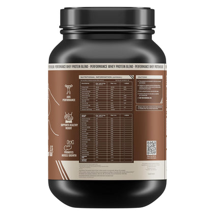 BeastLife Performance Whey Protein Blend | 34g Protein | 5.7g BCAA | 1Kg | Cold Coffee | Muscle Growth & Recovery | Easy to Digest with Ultrasorb Tech | Smooth & Easy to Mix | Contains Whey Protein Concentrate & Yeast Protein