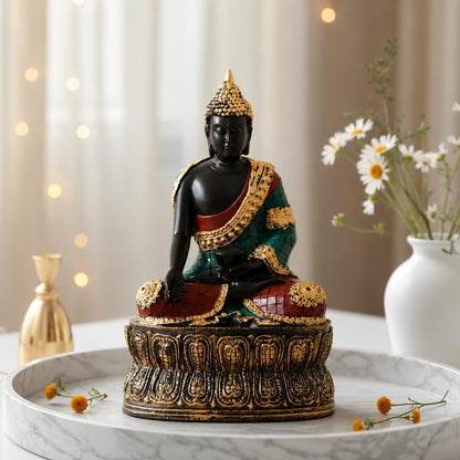Elegant Buddha Statue for Home Décor (Pack of 1, Multi)