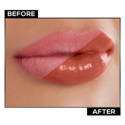 RENEE Hot Lips - Nude Lip Gloss | High-Glossy Shine | Enriched with Vitamin E | Lightweight | Non Sticky | Hydrating Formula | 4.5ml