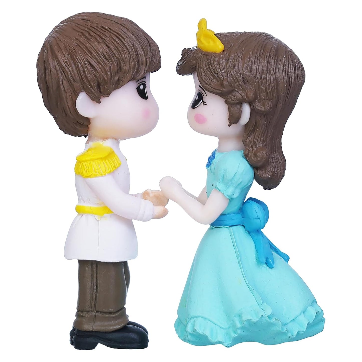 eCraftIndia Valentine Gift for Girlfriend Boyfriend | Prince & Princess Couple Statue Valentine's Day Showpiece | Valentine Day Gift for Husband Wife Her Him | Valentine Day Decoration Items