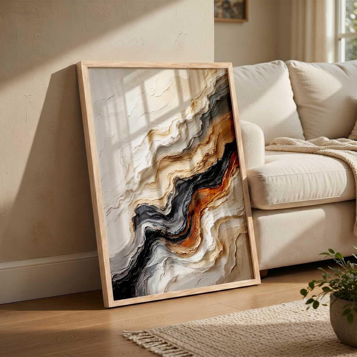 Aesthetic Art Home Decoration Painting | Paintings With Frame For Living Room Bed Room Hotel Wall Decor Digital Reprint (19x25 inch)