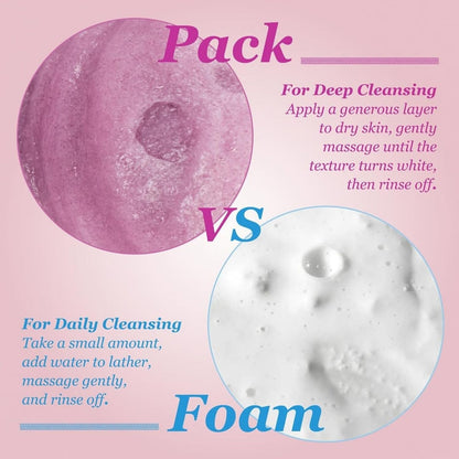 4-in-1 Konjac Jelly Face Cleanser – Gentle Daily Exfoliating, Deep Cleansing, Pore Care & Makeup Removal | Berry Smoothie Texture with Raspberry & Vitamin B+C+E Complex | Dermatologist-Tested - 130 ML