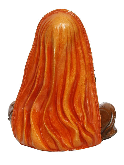 Resin Rajasthani Woman Statue Playing Hand Cymbals Showpiece for Home Decor Living Room Bedroom Office Desk Table TV Unit| Womens Day Gift For Ladies | Housewarming Birthday Gift For Women