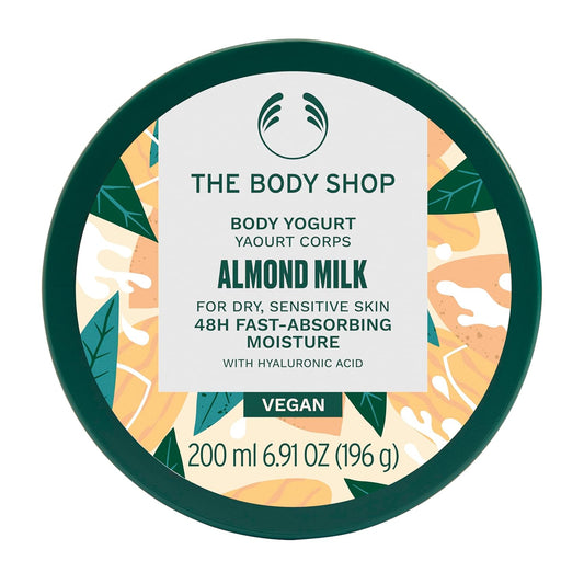 The Body Shop Almond Milk Vegan Body Yogurt for Dry and Sensitive Skin 200ml