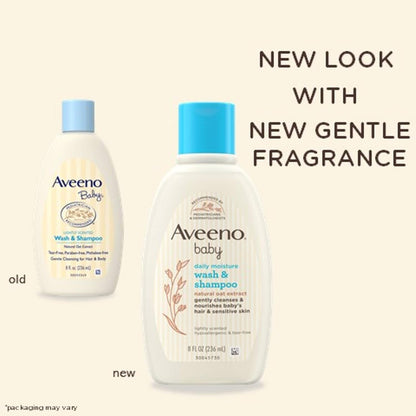 Aveeno Lightly Scented Baby Wash & Shampoo 8oz.