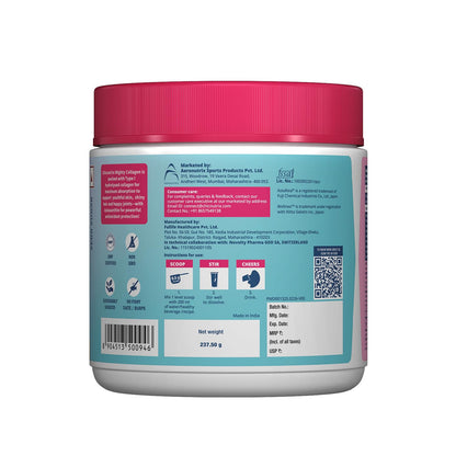 Chicnutrix Marine Collagen Supplements Powder for Women & Men | 8000mg Japanese Wellnex Marine Collagen Peptides, AstaReal Astaxanthin | Zero Sugar, Fast Absorption & No Fishy Aftertaste | Mango Flavour, 25 Servings