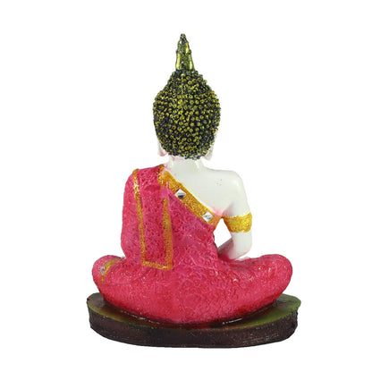 Red Buddha Decorative Showpiece - 24 cm