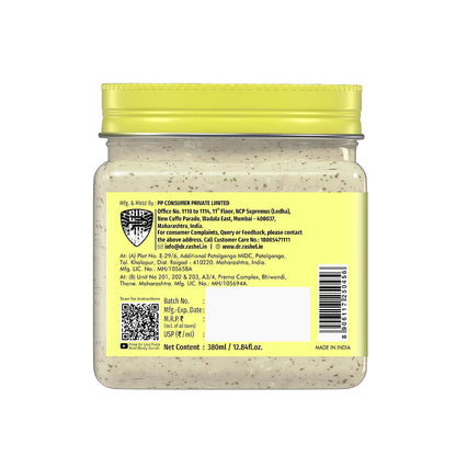 DR.RASHEL Beauty Elixirs De-Tan Scrub for Face & Body with Vitamin C, Walnut Shell Removes Tan, Dead Skin & Blackheads Deep Exfoliating Scrub for Men & Women 380ml