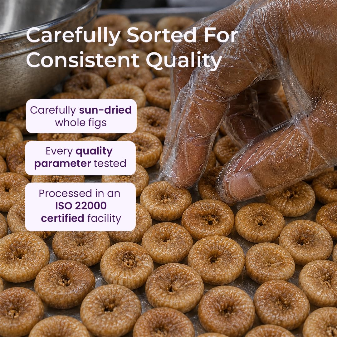 Bolas Premium Afghani Dried Figs 250g | Anjeer | Rich in Calcium, Fibre & Iron | Naturally Low in Fat | Healthy Snack | Dry Fruits