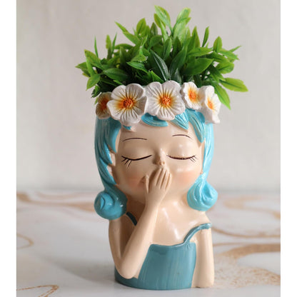 Kawai Homes Boho Girl 3 Resin Miniature Figurine Showpiece