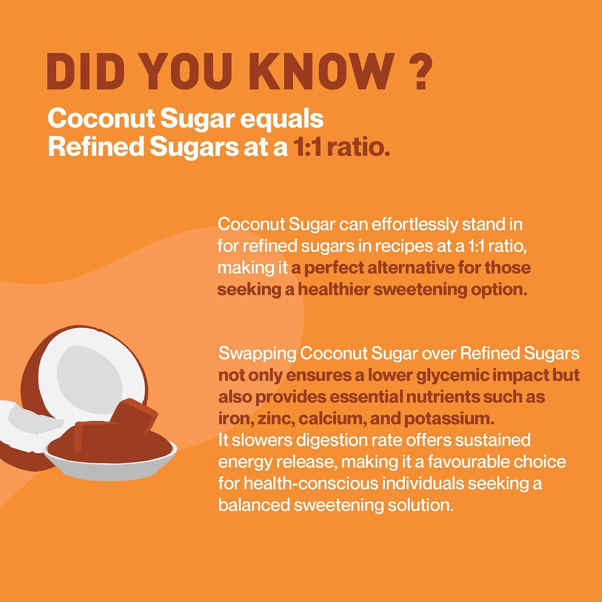 Zama Coconut Sugar 300g | Coconut Palm Sugar | Subtle Caramel Flavour | Sugar Substitute | Unprocessed and unrefined | Plant Based | Coconut Jaggery