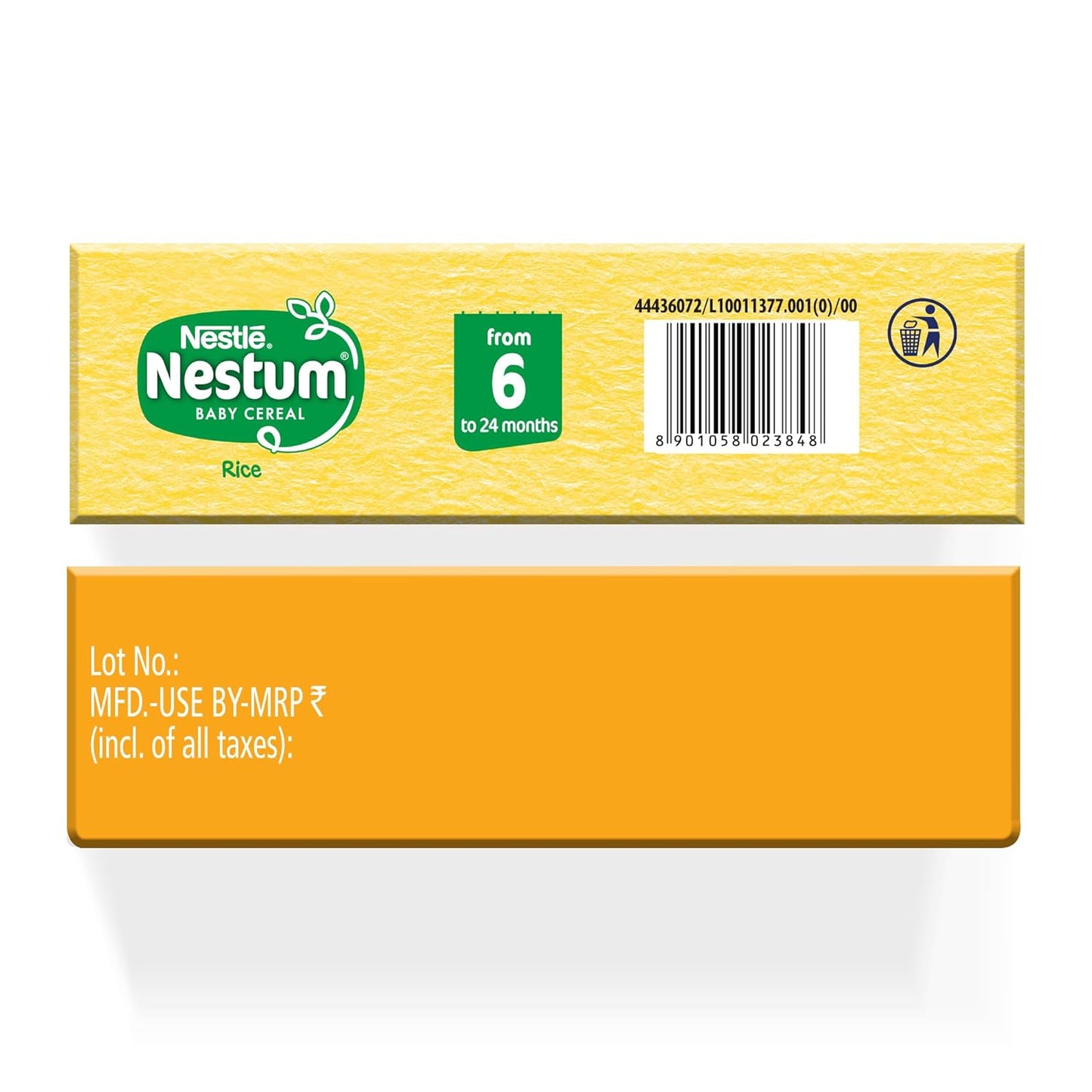 Nestum Baby Cereal – From 6 to 24 Months, Rice, 300g/325g, Bag-in-Box Pack (weight may vary)