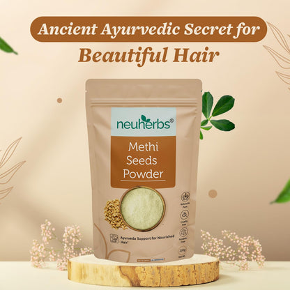 Neuherbs Methi Seeds Powder - 200g | Fenugreek Seeds Powder For Hair Hair Growth & Nourishment | 100% Pure & Natural With No Added Preservatives