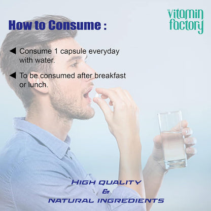 The Vitamin Factory Multivitamin For Men | Multimineral, Ginseng, Grape Seed Extract| Enhances Energy, Stamina, Boost Immunity- 90 Vegetable Tablet