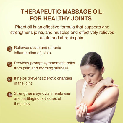 Zephivo Maharishi Ayurveda Pirant Oil - Ayurvedic Massage Oil for Joint and Muscle Pain Relief -50ml
