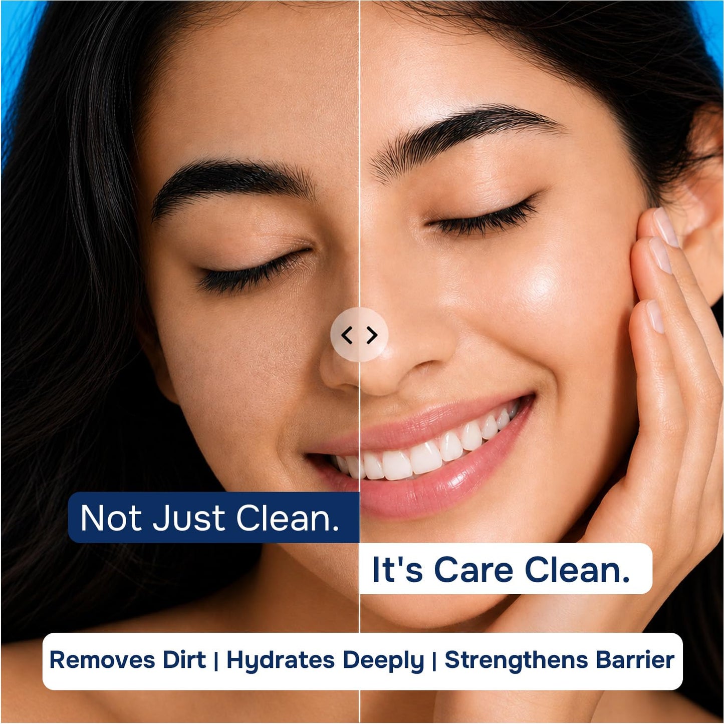 Swiss Beauty Care Juicy Glow Face Wash | Blueberry + Hyaluronic Acid| Removes Dirt & Grime | Improves Skin Texture | Deeply Nourishes | Gently Exfoliates - 100g