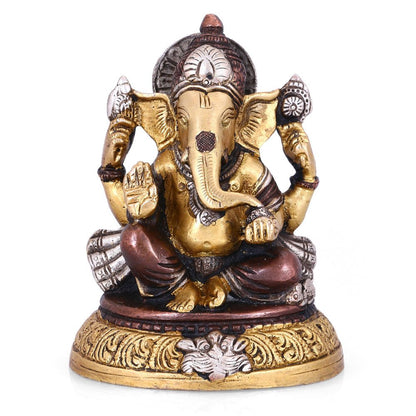 God Ganesha Brass Idol Elephant Success Lord Ganesh Sculptures