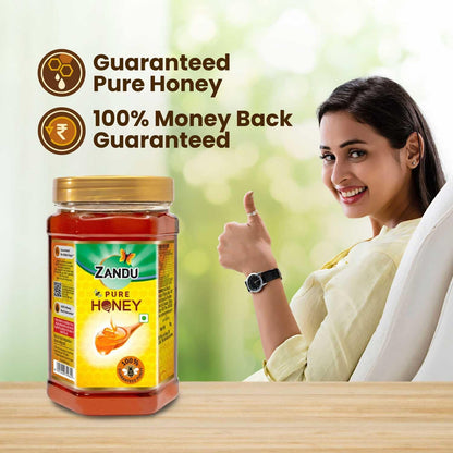 Zandu Pure Honey || 100% Pure || No Added Sugar & Adulteration, 1KG