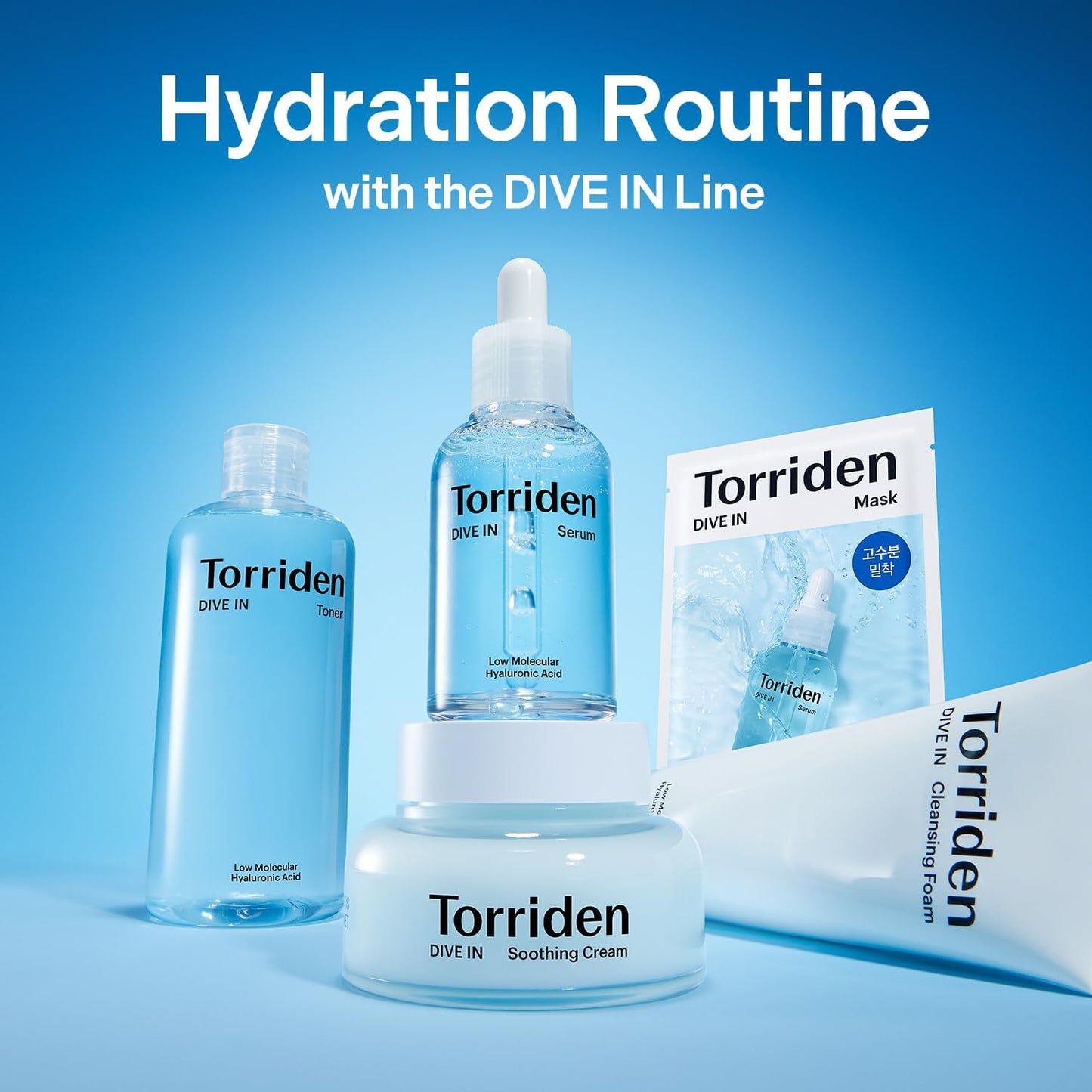 Torriden Dive In Cream (80ml) | Deep Hydrating Korean Face Moisturizer with 5D Hyaluronic Acid, Panthenol & Allantoin | Locks in Moisture, Soothes & Plumps Dry, Dehydrated Skin | Vegan & Cruelty Free
