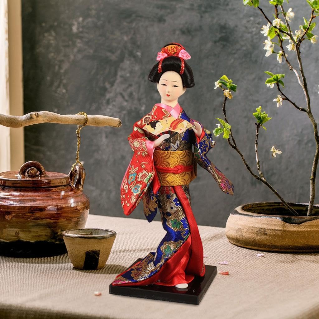 Ethnic Japanese Geisha Dolls 9 Asian Geisha Doll for Shelf Home Office Girl Style B