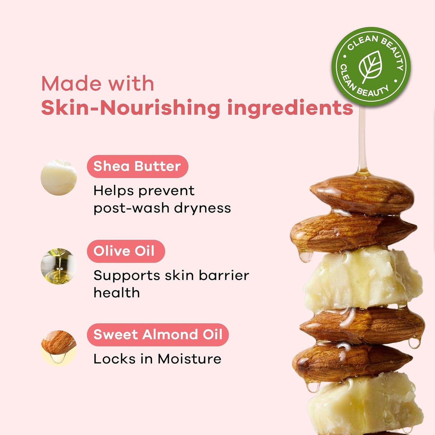 Earth Rhythm Butter Cream Soap, 48H Moisture, Gentle Cleanse, No Sulphates, No Phthalates – Sweet Pea