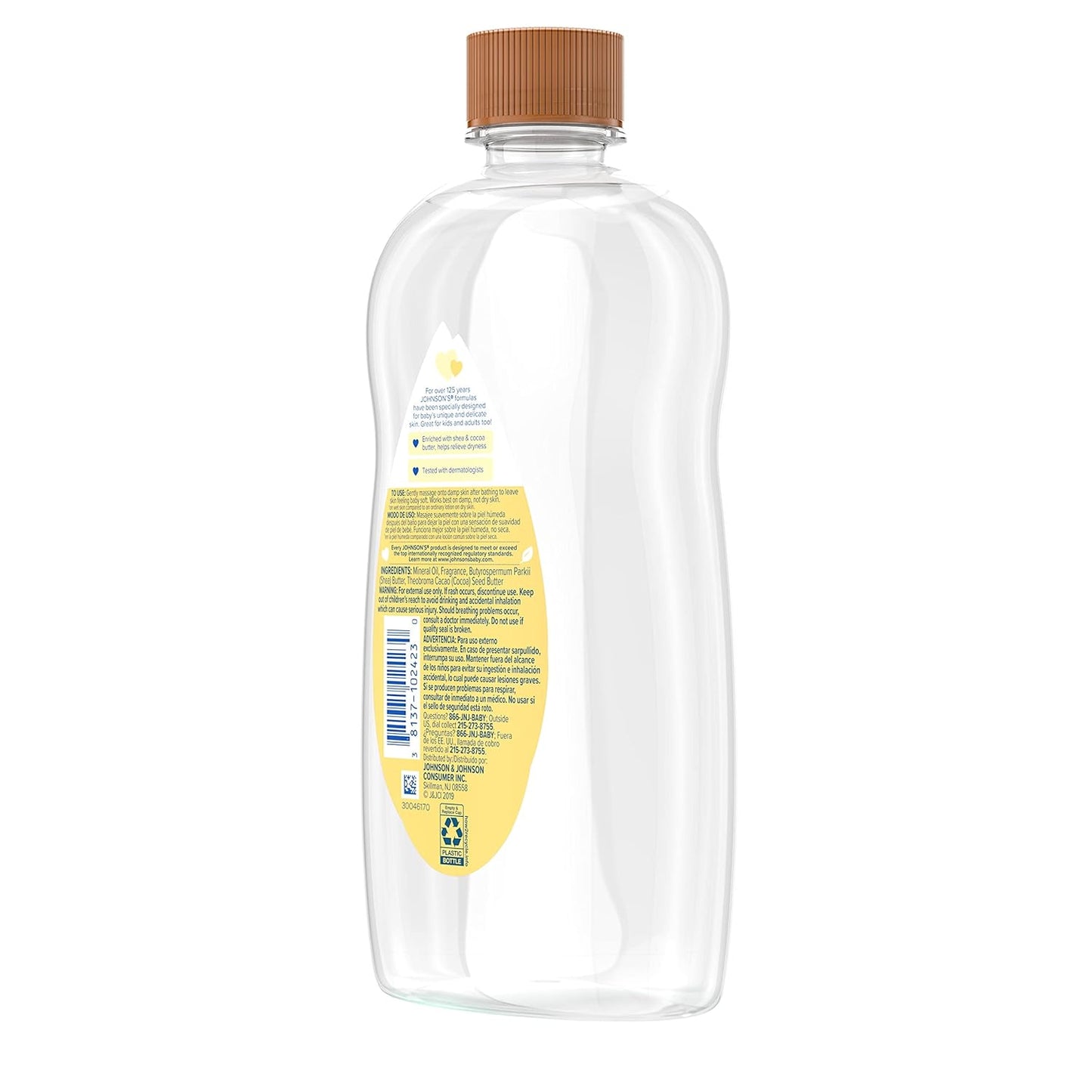 JOHNSONS BABY OIL 591ML (20OZ) - SHEA & COCOA BUTTER (US)
