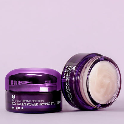 MIZON Collagen Power Firming Eye Cream, For Dark Circles and Puffiness, Improving Skin Elasticity, Highly Concentrated Collagen 25ML