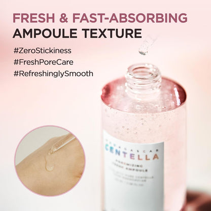 SKIN1004 Madagascar Centella Poremizing Fresh Ampoule | Soothing Hydration | Oily Combination Skin, 100ml