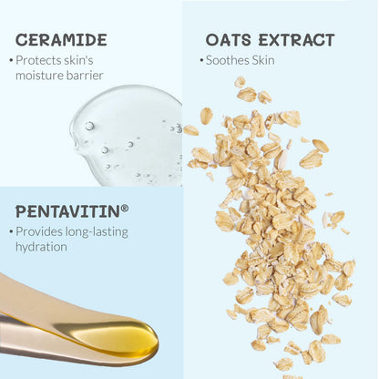 AreoVeda Ceramide Baby Lotion (200ml) | With Ceramides, PENTAVITIN® and Oats Extract | Long Lasting Hydration | Strengthens Skin Moisture Barrier