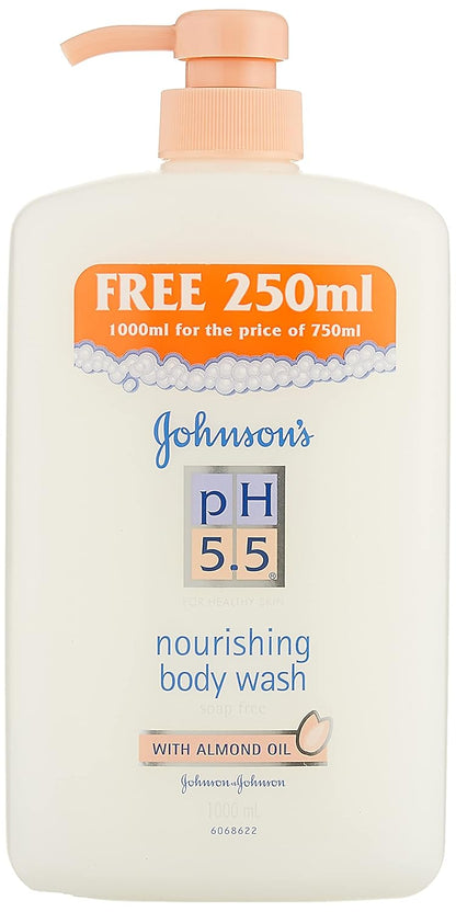 Johnson's Baby Ph 5.5 Nourishing Bodywash with Almond Oil (1000 ml)