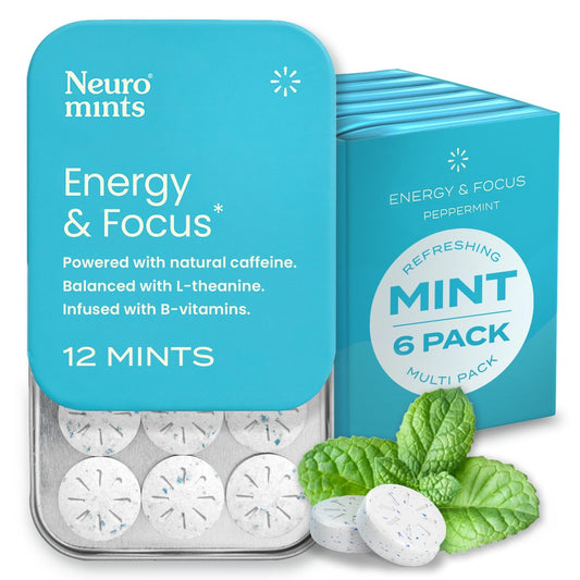 NeuroGum Energy Caffeine Mints - Sugar Free with L-theanine