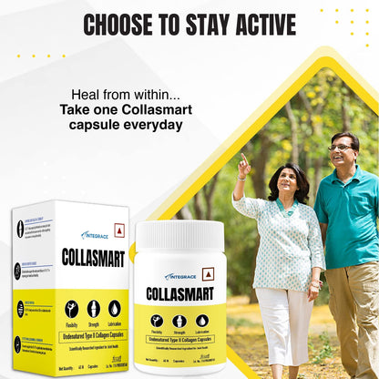 UC-II Undenatured Type II Collagen Capsules | 90 Capsules (Pack of 1) | Daily Protein Supplement for Men & Women | Sourced from USA | Promotes Cartilage Repair | Strengthens & Lubricates Joints