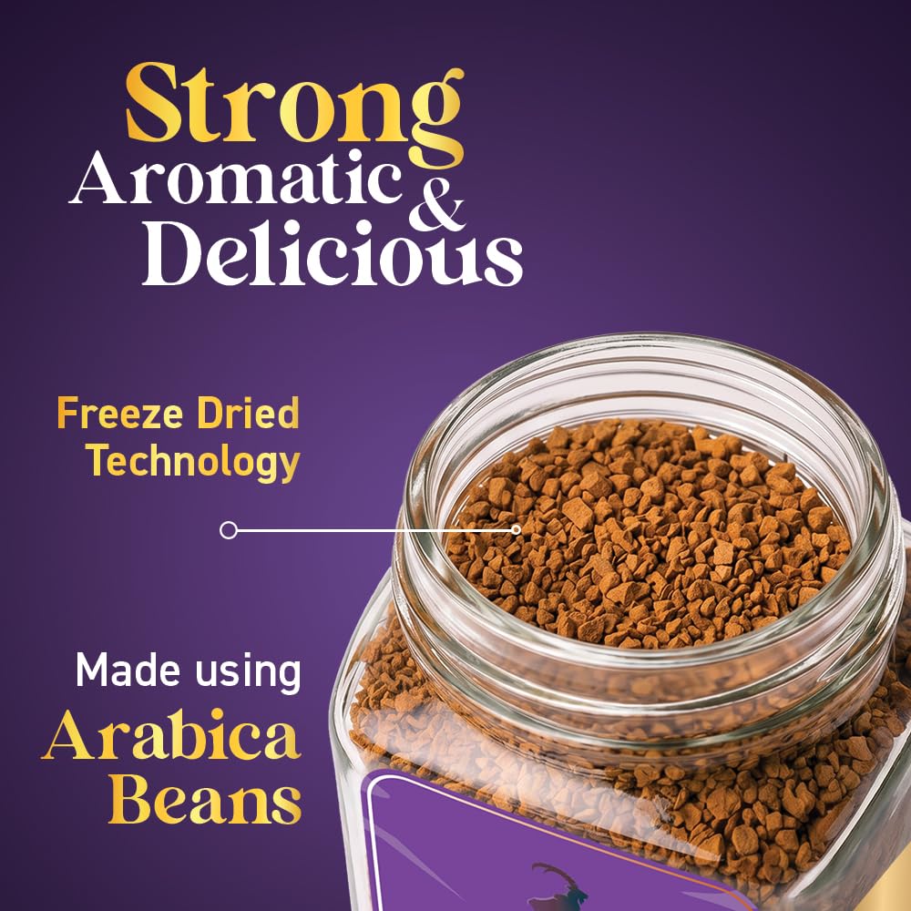 Rage Coffee Original Coffee Blend 100% Pure Arabica Beans | Instant Coffee for Smooth Aroma & taste, Hot and cold coffee) (Original Unique Blend, 100g)