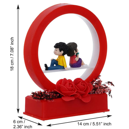 eCraftIndia Red Man Proposing Light Showpiece