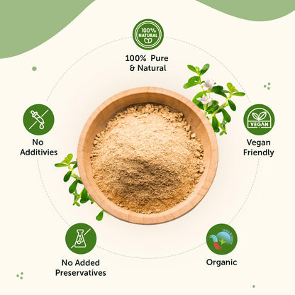 Neuherbs Brahmi Powder - 100g For Men & Women | Ayurvedic Care To Manage Stress & Boost Brain Health | Rich in Antioxident | 100% Pure & Natural | No Added Preservatives