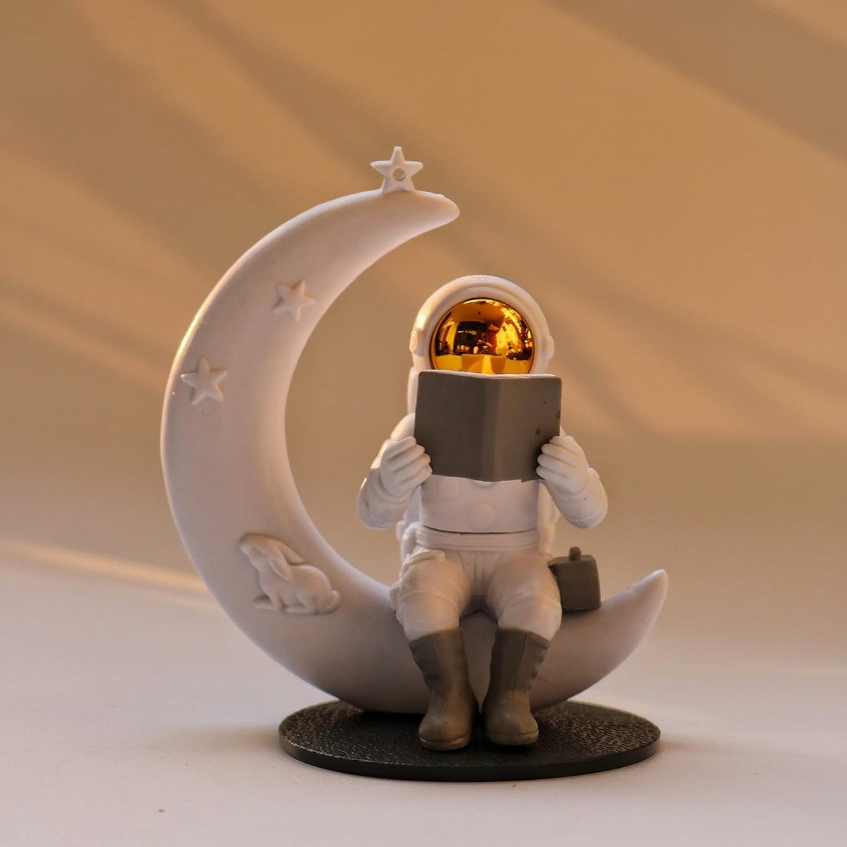 Street27® Cute Outer Space Astronaut Figurine Action Figure Toys Statue for Showpiece Home Living Room Decor Office Desktop Decoration Car Dashboard, Kids Birthday Party Gift, Resin