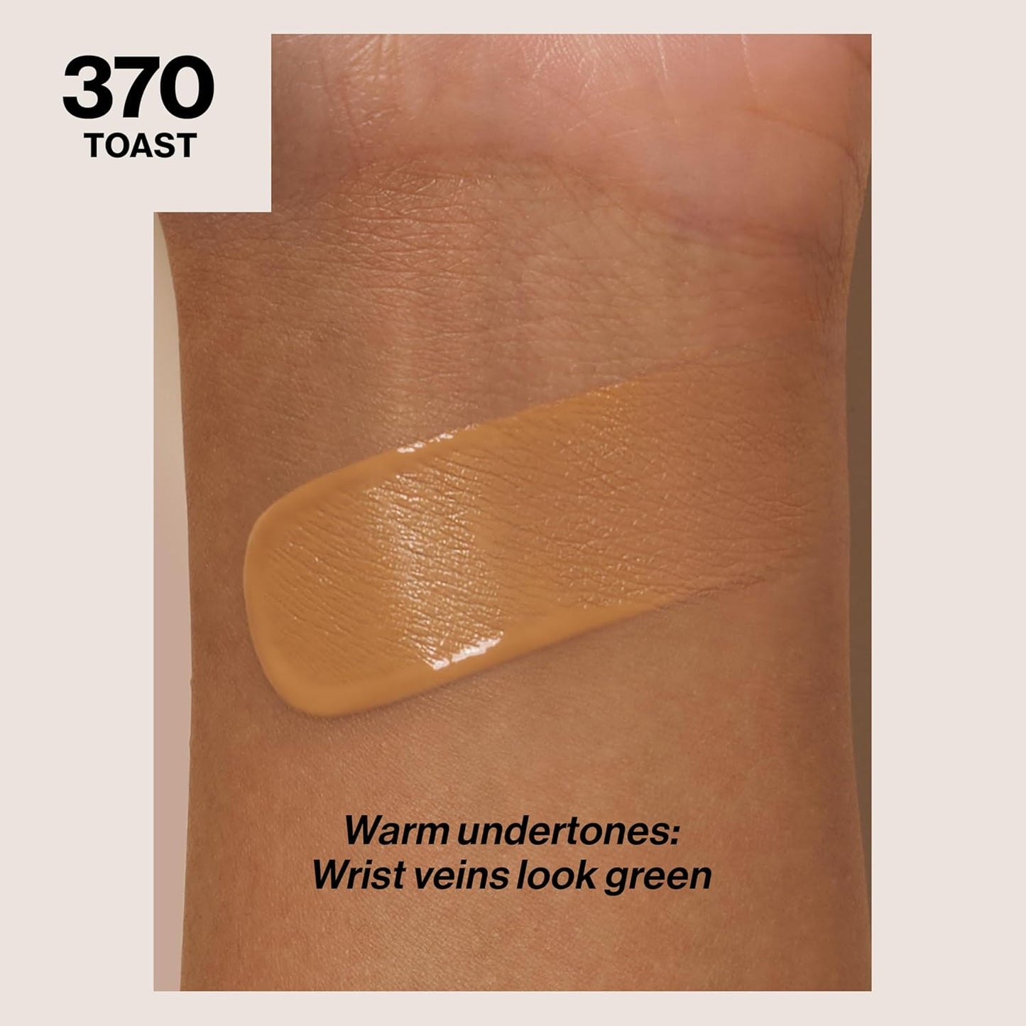 Revlon Liquid Foundation, ColorStay Face Makeup for Combination & Oily Skin, SPF 15, Medium-Full Coverage with Matte Finish, 370 Toast, 30 ml