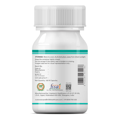 INLIFE Multivitamin for Men with Biotin Ginseng Ashwagandha Zinc Magnesium Vitamin D3 B12 & Minerals Amino Acids Antioxidants Daily Formula Supplement - 60 Capsules (Pack of 1, 60)