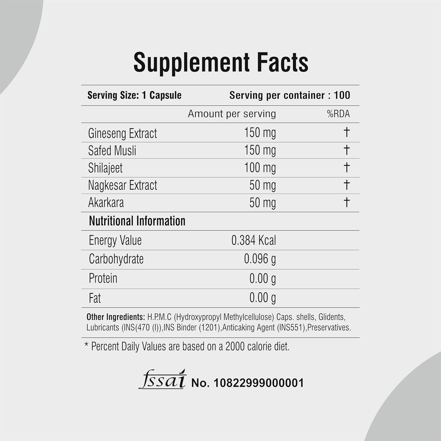 Men's Performance Booster 60 - Capsules - Improve Muscle Strength & Performance, Boost Energy for Men