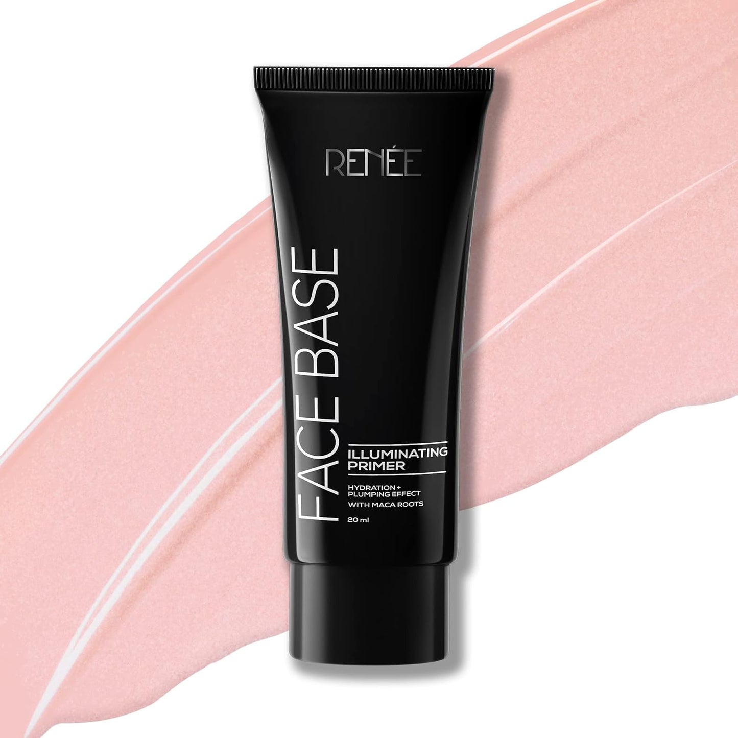 RENEE Face Base Illuminating Primer 20ml| Long Lasting & Highly Moisturizing Formula| Easy to Blend| Enriched with Maca Root| For All Skin Types
