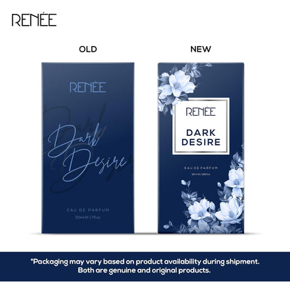 RENEE Eau De Parfum Dark Desire | Long Lasting Fragrance l Premium Perfume | Notes of Almond & Sandalwood | Perfect Gifting Option for Women l Floral Scent for All Occasions | Travel Friendly l 50 ml