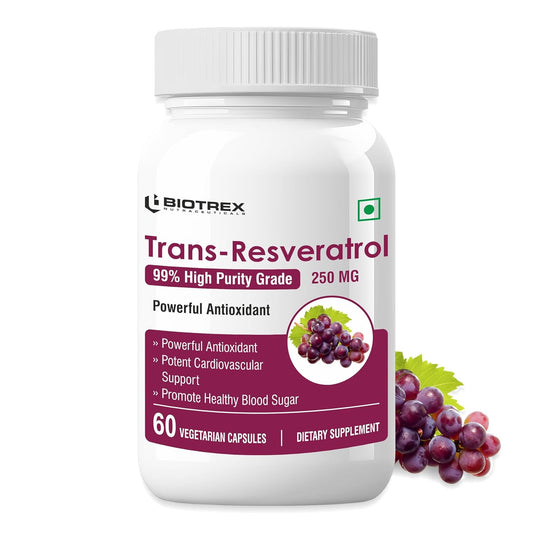 Biotrex Nutraceuticals Resveratrol 250mg - 60 Capsule