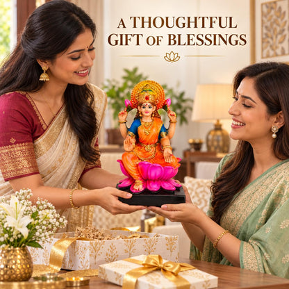 Laxmi Murti Goddess Lakshmi Idol Statue Home Mandir Pooja Room Gift