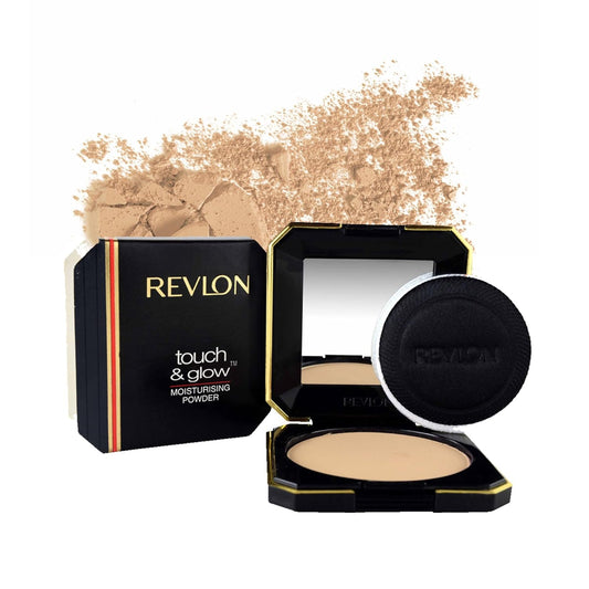 REVLON Touch And Glow Moisturising Compact For Women, All Skin Powder - Banana Matte (12g)