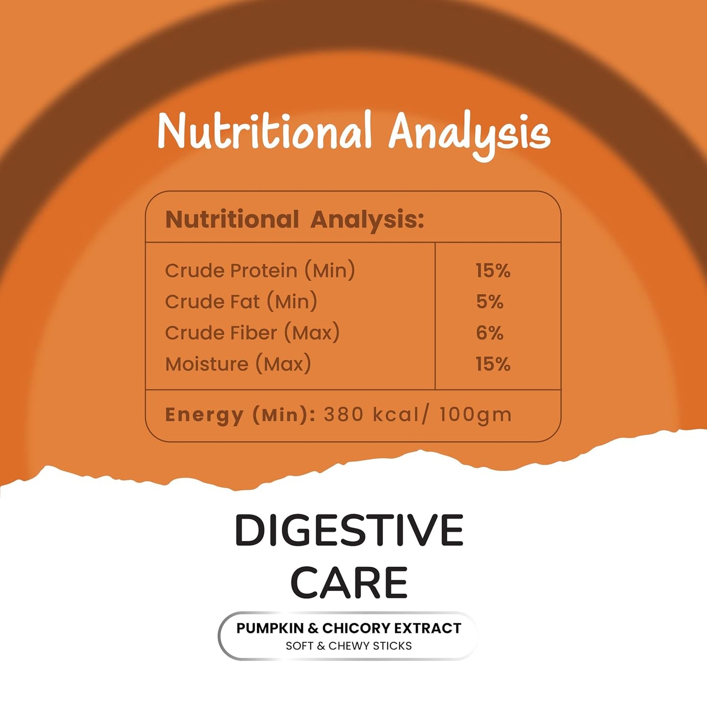 Fullr Digestive Care Dog Treats | Soft & Chewy Sticks with Pumpkin & Spinach | Supports Digestion, Gut Health & Immunity | Healthy Dog Treats for All Breeds & All Life Stages,70g