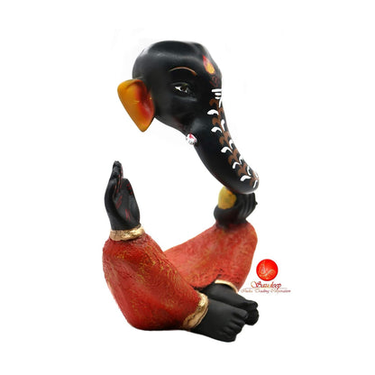 Polystone Floating Ganesha Idol/Show Piece for Home and Office Decor